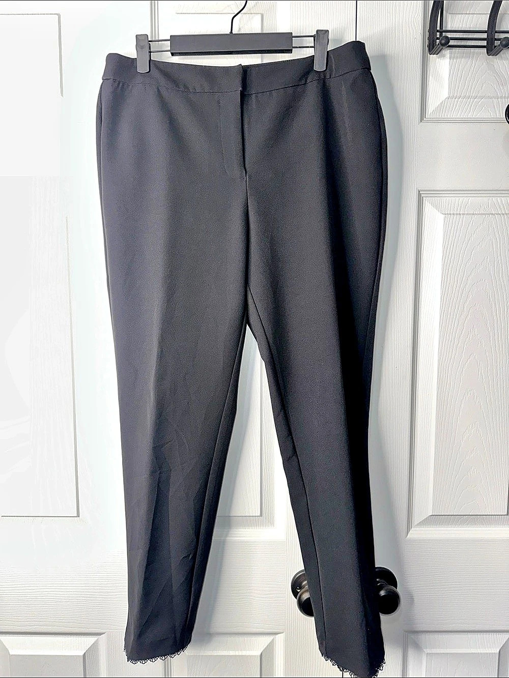 Nanette Lepore Black Cropped Dress Pants Size 10